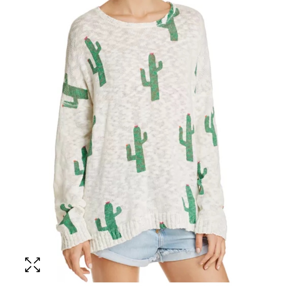 Show Me Your MuMu varsity cactus sweater